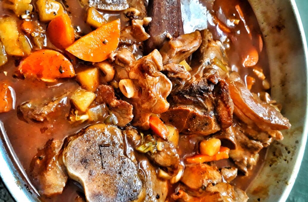 Hearty Pork Bone Stew or Casserole